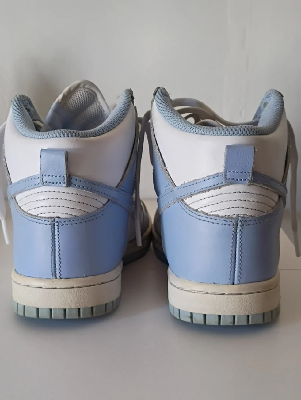 Nike High-Top Sneakers in White Light Blue Nike Dunk High 'Aluminum' sneaker 6.5